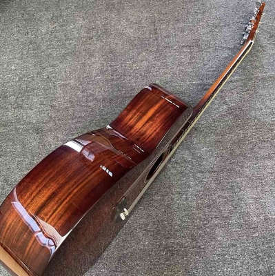 Guitarra acústica Jumbo de madera KOA de 43 pulgadas personalizada con electrónica BB Band proveedor