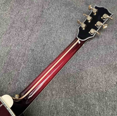 Guitarra acústica de madera sólida KOA de 43 pulgadas Jumbo Gibson Style SJ200 Cutaway con doble toma S1-PRO V3, versión de madera sólida proveedor
