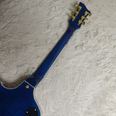 Cuerpo hueco y cuerpo irregular Gretsch guitarra eléctrica con bigs bys trem en color azul, acepta guitarra y bajo OEM proveedor