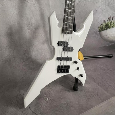 Personalizado 4 Cuerdas Guerrero Cuerpo Especial Bajo Eléctrico con Cuello Basswood Cuerpo de Arce proveedor