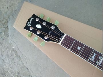 Guitarra acústica G200 a medida con incrustaciones en el tablero de Elvis Presley proveedor
