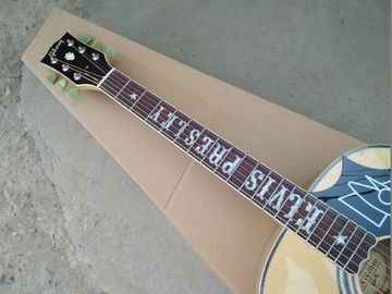 Guitarra acústica G200 a medida con incrustaciones en el tablero de Elvis Presley proveedor