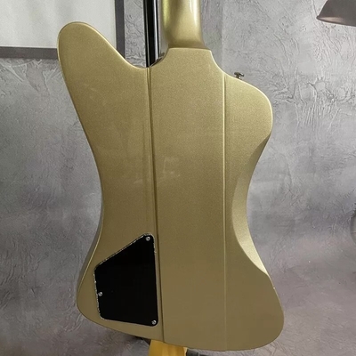 Guitarra eléctrica Firebird de color dorado de estilo Gibson HPL Fretboard HH Pickups Cuerpo de caoba proveedor