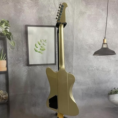 Guitarra eléctrica Firebird de color dorado de estilo Gibson HPL Fretboard HH Pickups Cuerpo de caoba proveedor