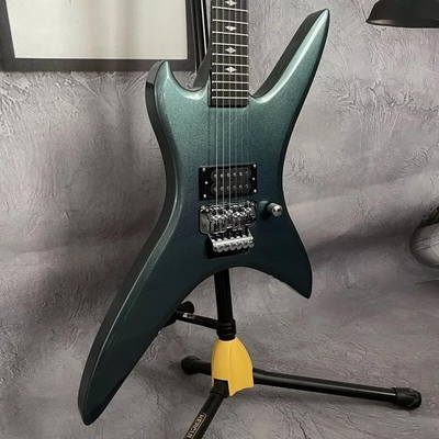 Custom B.C. Rich Chuck Shuldiner Stealth Blue Guitarra eléctrica abierta Pickups FR Puente proveedor