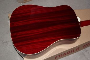 Gibson personalizado de 41 pulgadas DOVE 20 trastes de esquina redondeada tabaco Sunburst guitarra acústica con pickup de guitarra eléctrica proveedor