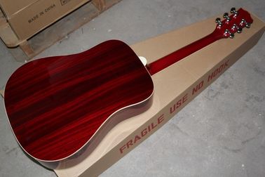 Gibson personalizado de 41 pulgadas DOVE 20 trastes de esquina redondeada tabaco Sunburst guitarra acústica con pickup de guitarra eléctrica proveedor