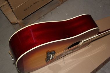 Gibson personalizado de 41 pulgadas DOVE 20 trastes de esquina redondeada tabaco Sunburst guitarra acústica con pickup de guitarra eléctrica proveedor