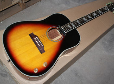 Fábrica de 41 pulgadas Solid Top tabaco solar 70 aniversario de John Lennon guitarra acústica con pickup de guitarra eléctrica proveedor