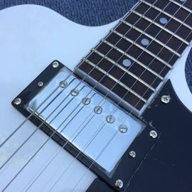 Guitarra eléctrica de nuevo estilo tipo RD en blanco alpino, Guitarra RD de tienda personalizada con hardware de Chrome, incrustaciones de puntos proveedor