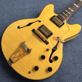 Guitarra eléctrica de jazz de nuevo estilo de alta calidad con cuerpo hueco proveedor