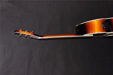 Guitarra izquierda Jumbo venta al por mayor de la guitarra promoción de la guitarra eléctrica acústica guitarra izquierda sunburst guitarra acústica proveedor