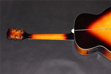 Guitarra izquierda Jumbo venta al por mayor de la guitarra promoción de la guitarra eléctrica acústica guitarra izquierda sunburst guitarra acústica proveedor