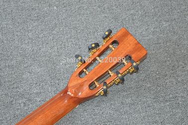 Alta calidad S, Guitarra acústica de fábrica de 39 pulgadas. Tabla de ébano, incrustaciones de Abalone, Guitarra acústica de fábrica de 39 pulgadas. proveedor
