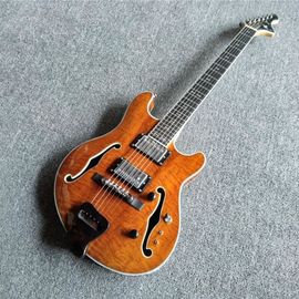 Guitarra eléctrica de venta caliente de 6 cuerdas con tablero de ébano proveedor