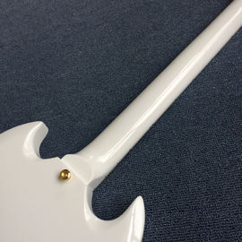Guitarra eléctrica SG de nuevo estilo, 3 pick-ups, sistema Tremolo, Guitarra eléctrica blanca proveedor