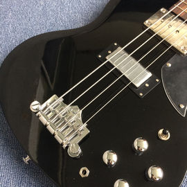 Nuevo estilo de alta calidad personalizado 4 cuerdas de bajo guitarra, Rosewood fingerboard, cuerpo negro proveedor