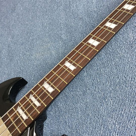 Nuevo estilo de alta calidad personalizado 4 cuerdas de bajo guitarra, Rosewood fingerboard, cuerpo negro proveedor