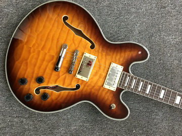 2018 Nuevo ES-339 Guitarra eléctrica de jazz pequeño es 339 cuerpo semi amarillo En Sunburst ES339 proveedor