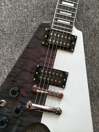 Guitarra eléctrica Flying-V 2018,guitarra V de mano izquierda,guitarra de ébano de alta calidad proveedor