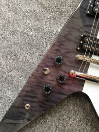 Guitarra eléctrica Flying-V 2018,guitarra V de mano izquierda,guitarra de ébano de alta calidad proveedor