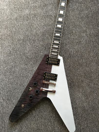 Guitarra eléctrica Flying-V 2018,guitarra V de mano izquierda,guitarra de ébano de alta calidad proveedor