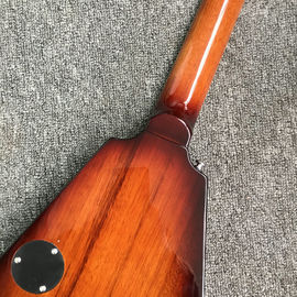 Esmeralda natural Flying V Guitar eléctrica China OEM Personalizado Cuerpo de guitarra voladora V y kits proveedor