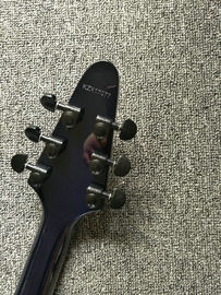 Tienda personalizada blueburst Flying V Guitarra eléctrica Flying v Guitarra China Guitarra OEM proveedor