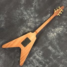 China Flying V Guitar. guitarra eléctrica. buena calidad de sonido Flying V guitarra eléctrica color natural proveedor