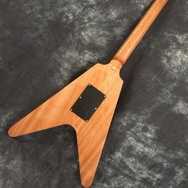 China Flying V Guitar. guitarra eléctrica. buena calidad de sonido Flying V guitarra eléctrica color natural proveedor