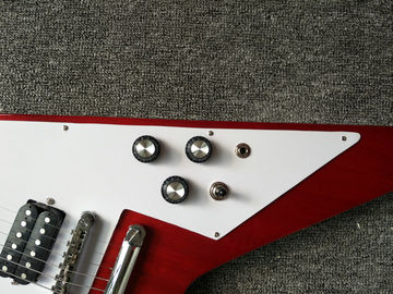 Guitarra eléctrica de V voladora de forma inusual roja, Fingerboard Rosewood proveedor