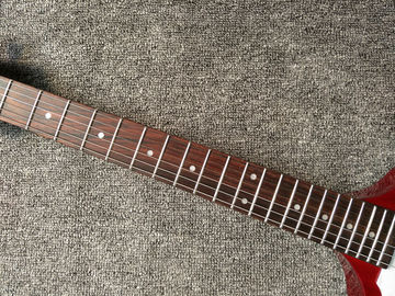 Guitarra eléctrica de V voladora de forma inusual roja, Fingerboard Rosewood proveedor