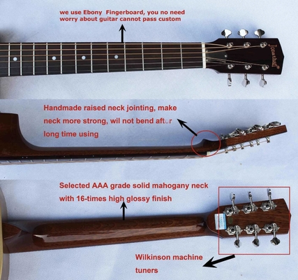 Guitarra de resonancia de la serie 19, guitarras resofónicas, guitarra de cuerpo metálico Duolian proveedor