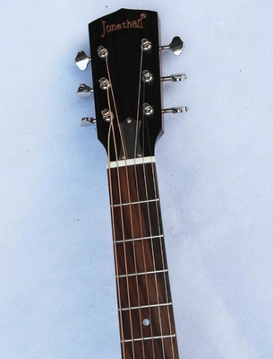 Guitarra de resonancia de salón eléctrica de latón dorado proveedor