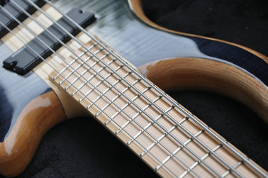 5 cuerdas de la guitarra de bajo personalizada con trastes de ventilación guitarra de bajo eléctrica cuello a través del cuerpo proveedor