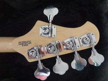 Guitarra de bajo de 5 cuerdas Erine Ball Sting Ray 5 cuerpo de arce gris acolchado cuello de arce y tabla proveedor