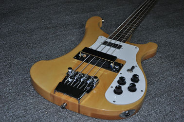 4 cuerdas de la guitarra baja eléctrica natural Alder cuerpo Cuello de arce a través del cuerpo de madera de rosa tablero de dedos RIC guitarra baja personalizada proveedor