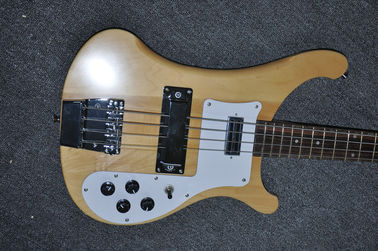 4 cuerdas de la guitarra baja eléctrica natural Alder cuerpo Cuello de arce a través del cuerpo de madera de rosa tablero de dedos RIC guitarra baja personalizada proveedor