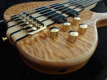 Bajo de 6 cuerdas Smith bajo personalizado Golden Hardwares Wilkinson brodges original Activa pickup 5 capas cerrojo en el cuello proveedor