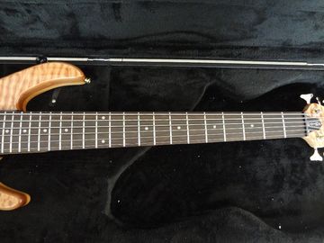 Bajo de 6 cuerdas Smith bajo personalizado Golden Hardwares Wilkinson brodges original Activa pickup 5 capas cerrojo en el cuello proveedor