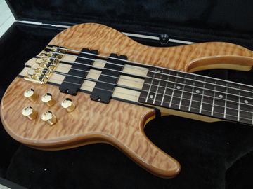 Bajo de 6 cuerdas Smith bajo personalizado Golden Hardwares Wilkinson brodges original Activa pickup 5 capas cerrojo en el cuello proveedor