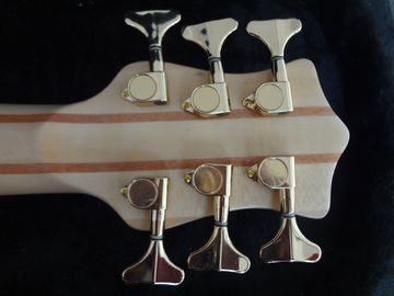 Bajo de 6 cuerdas Smith bajo personalizado Golden Hardwares Wilkinson brodges original Activa pickup 5 capas cerrojo en el cuello proveedor