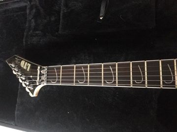 6 cuerdas LTD volante V modelo de guitarra eléctrica floyd puente de rosa de madera de rosa guitarra personalizada proveedor
