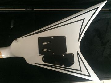 6 cuerdas LTD volante V modelo de guitarra eléctrica floyd puente de rosa de madera de rosa guitarra personalizada proveedor