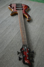 4 cuerdas de la guitarra baja eléctrica natural Alder cuerpo Cuello de arce a través del cuerpo de madera de rosa tablero de dedos RIC guitarra baja personalizada proveedor