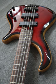 4 cuerdas de la guitarra baja eléctrica natural Alder cuerpo Cuello de arce a través del cuerpo de madera de rosa tablero de dedos RIC guitarra baja personalizada proveedor