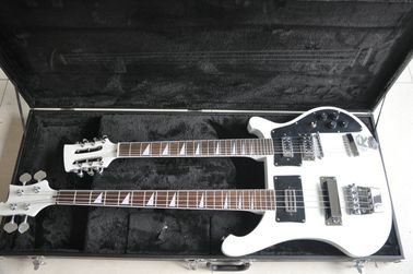 Cuello doble 4 cuerdas 4003 BAJO GUITARRA y 12 cuerdas guitarra eléctrica color puede guitarra personalizada puente R grande proveedor