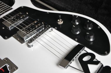 Cuello doble 4 cuerdas 4003 BAJO GUITARRA y 12 cuerdas guitarra eléctrica color puede guitarra personalizada puente R grande proveedor