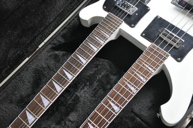 Cuello doble 4 cuerdas 4003 BAJO GUITARRA y 12 cuerdas guitarra eléctrica color puede guitarra personalizada puente R grande proveedor