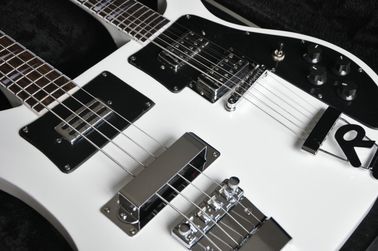 Cuello doble 4 cuerdas 4003 BAJO GUITARRA y 12 cuerdas guitarra eléctrica color puede guitarra personalizada puente R grande proveedor